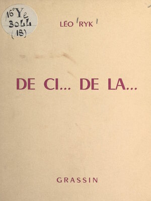 cover image of De ci... de là...